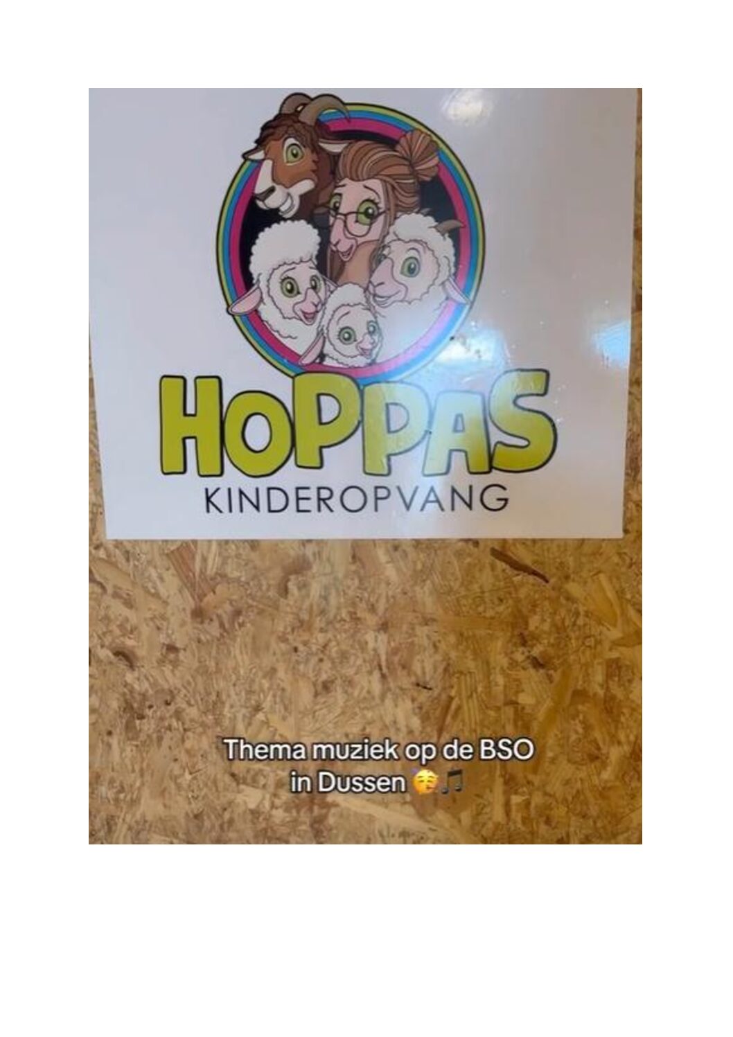 Fanfare Wilhelmina aanwezig bij Hoppas Kinderopvang voor project Muziek